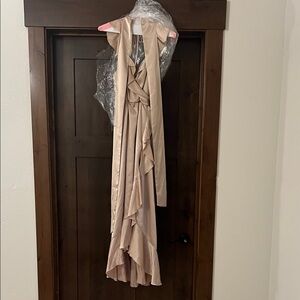 Show Me Your MuMu Beige Midi Dress